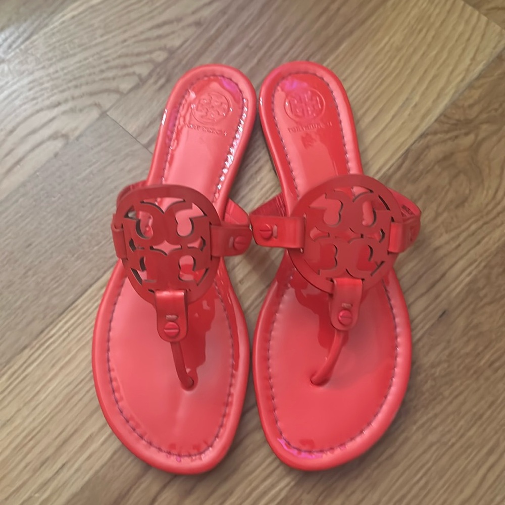 Tory Burch miller sandal hot pink